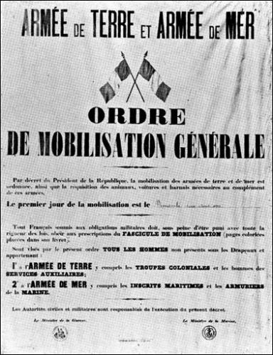 mobilisation 1914